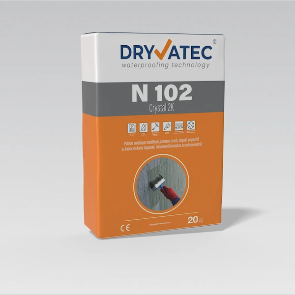 Dryvatec N102 Crystal 2K kristalize su yalıtım kaplaması